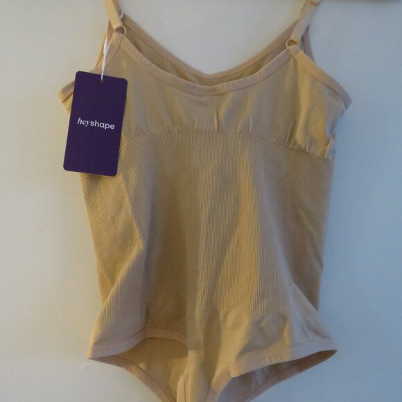 HEYSHAPE Snatched Thong Bodysuit Shapewear in Beige Stretch - Size M NWT - Picture 10 of 13